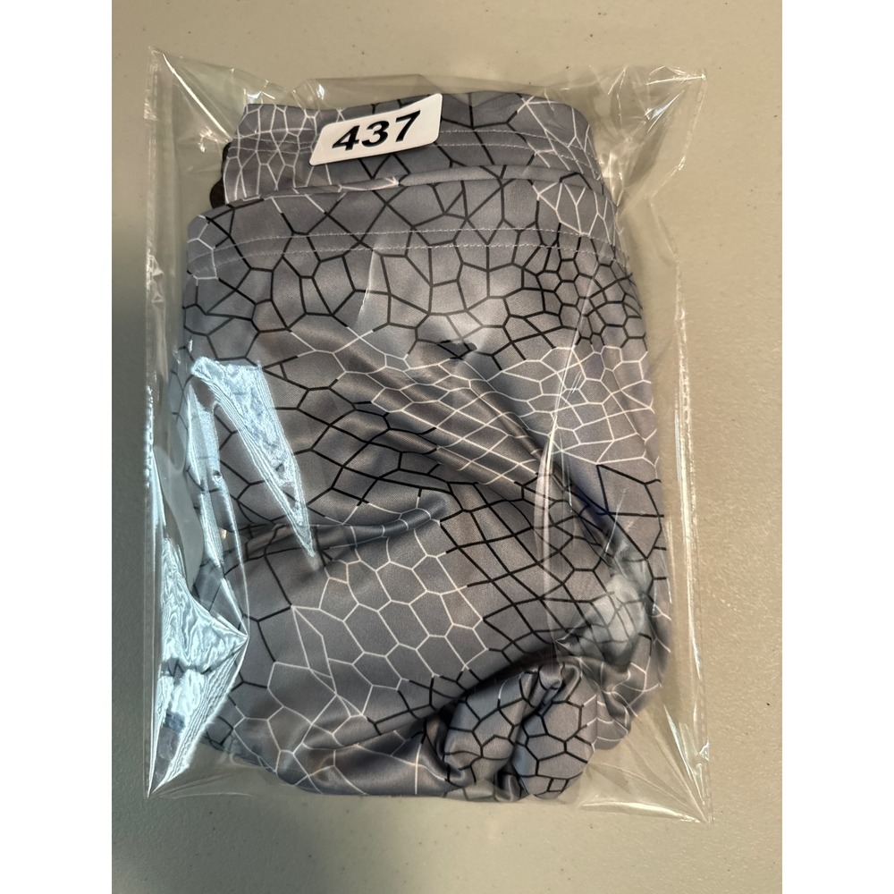 AND1 Mens Basketball Shorts Grey Black Geometric Honeycomb 2XL ANM232SH08 - Picture 7 of 7